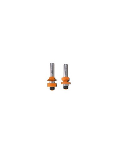 Set di frese per incastri maschio/femmina